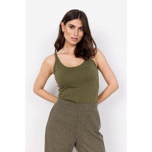 NWT SOYA CONCEPT Pylle Olive Tank Top